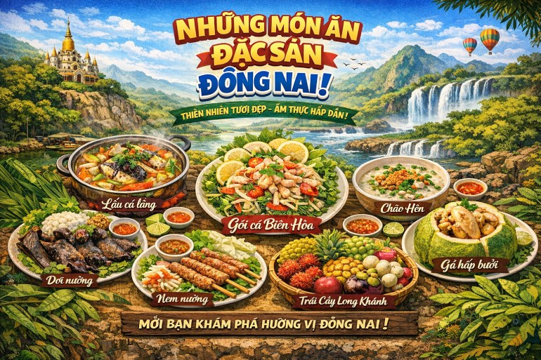 Những món ăn đặc sản Đồng Nai du khách không nên bỏ lỡ.